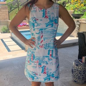 Lily Pulitzer “Watch Out” Lighthouse Dress